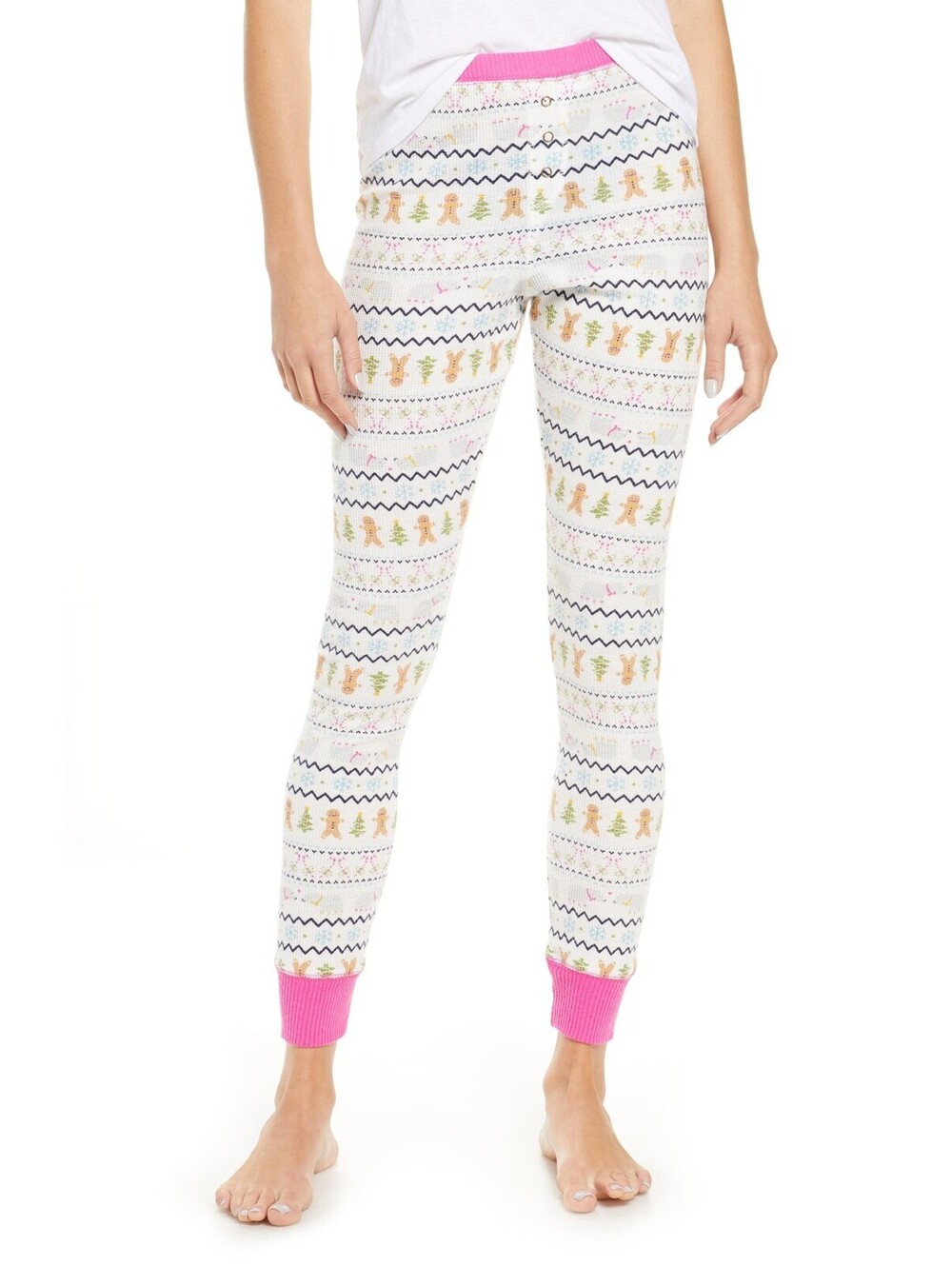 Women's Bp. Thermal Leggings, Size Large - Ivory